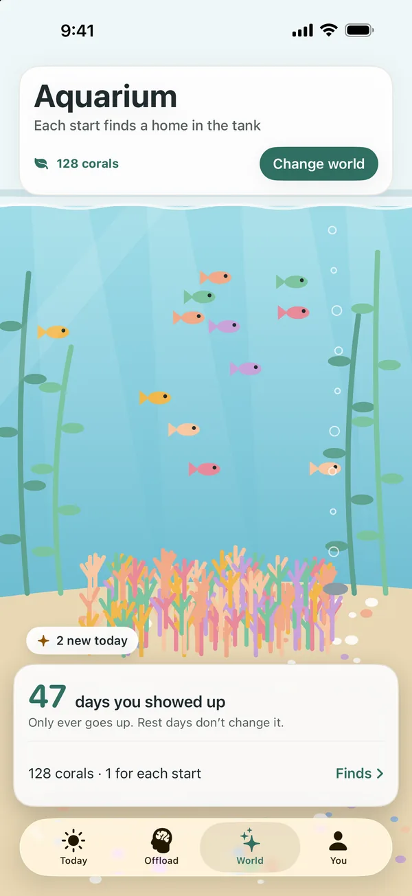 The Aquarium world in Startlet